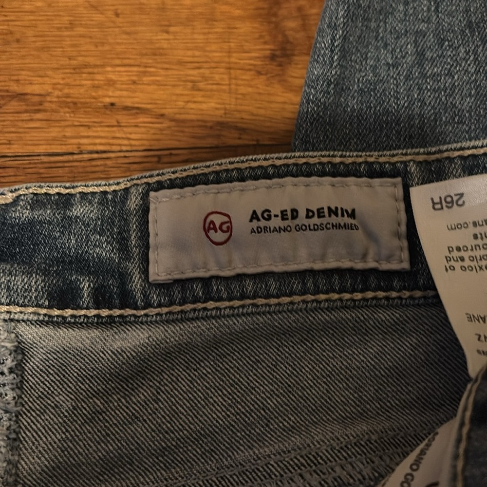 AG Mila Super High Rise Skinny Distressed Jeans - Picture 2 of 7